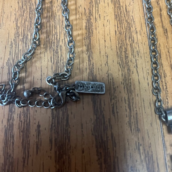 The Limited Blue and Gold Statement Necklace - Picture 4 of 4